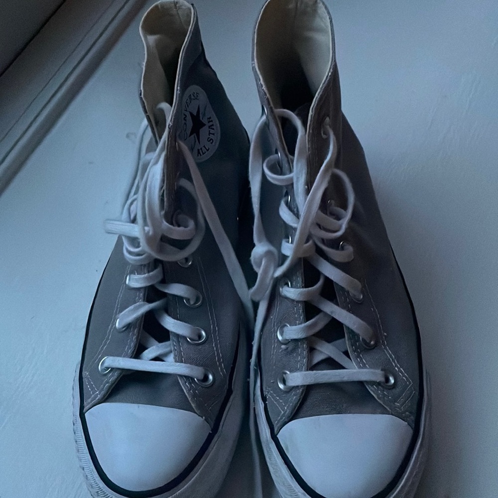 Converse Chuck Taylors platform sneakers